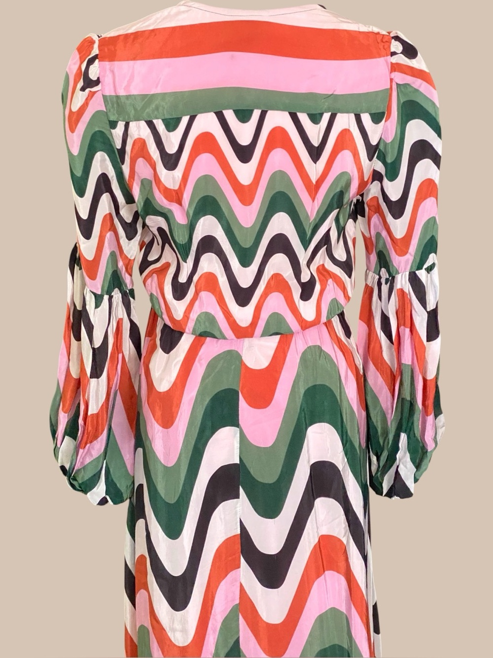 FARM Rio Wave Gradient Maxi Dress Size Small - Picture 11 of 14